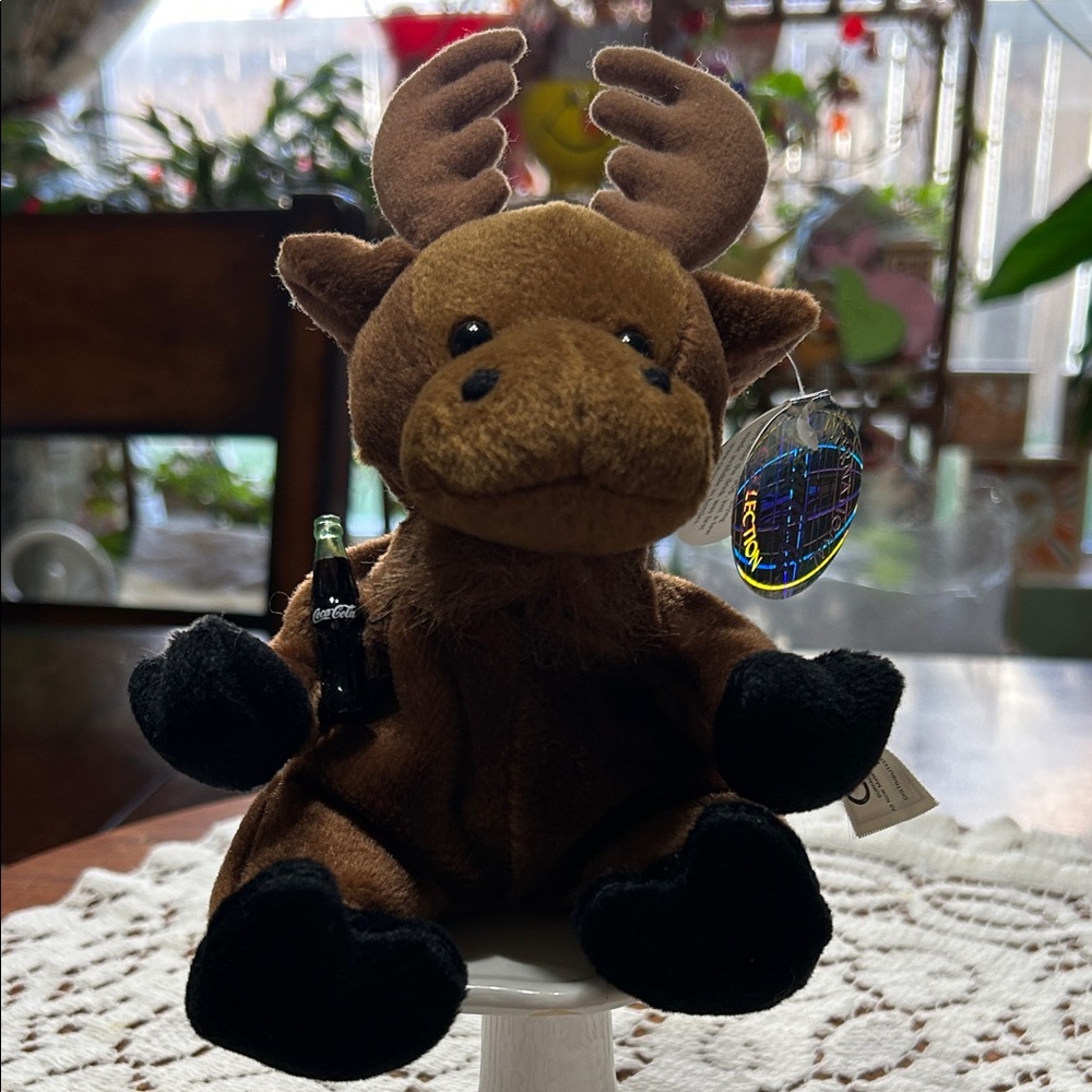 Vintage Collectible 1999 Coca Cola International Collection “Gourmand” Moose NWT